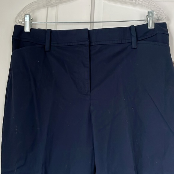 NWT Talbots Perfect Crop Pant, Navy, Size 12 - Picture 2 of 9